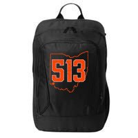 Retro Cincinnati 513 Area Code Ohio City Backpack