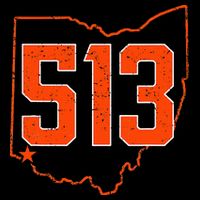 Retro Cincinnati 513 Area Code Ohio Button