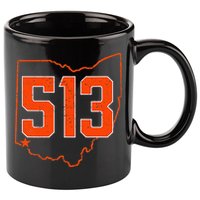 Retro Cincinnati 513 Area Code Ohio 11oz C Handle Ceramic Mug