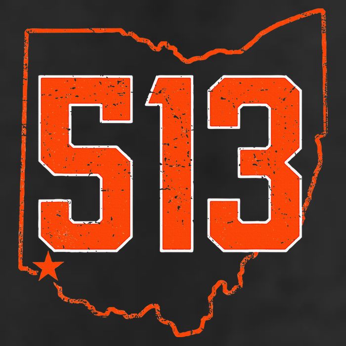 Retro Cincinnati 513 Area Code Ohio 11oz C Handle Ceramic Mug