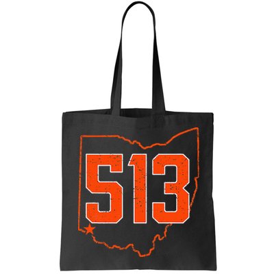 Retro Cincinnati 513 Area Code Ohio Bag