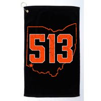 Retro Cincinnati 513 Area Code Ohio Golf Towel