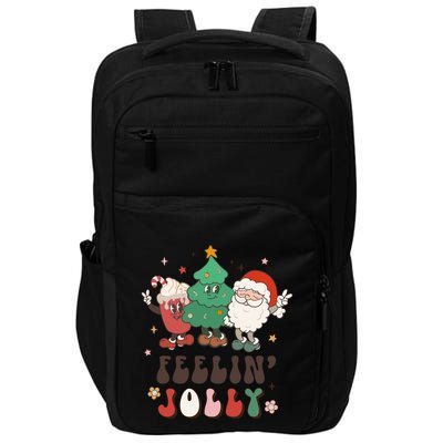 Retro Christmas 70s 80s Vintage Feeling Jolly Groovy Santa Great Gift Impact Tech Backpack