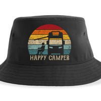 Rv Camping 70s 80s Retro Happy Camper Cool Gift Sustainable Bucket Hat