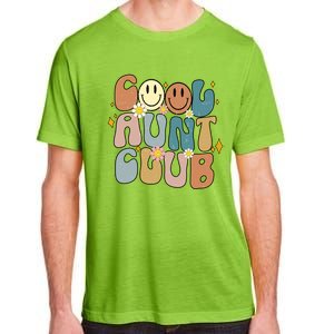 Retro Cool Aunt Club Groovy Colorful Aunties Funny Cute Gift Adult ChromaSoft Performance T-Shirt