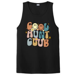 Retro Cool Aunt Club Groovy Colorful Aunties Funny Cute Gift PosiCharge Competitor Tank