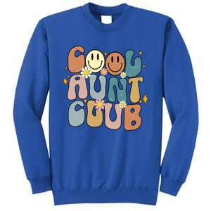 Retro Cool Aunt Club Groovy Colorful Aunties Funny Cute Gift Sweatshirt