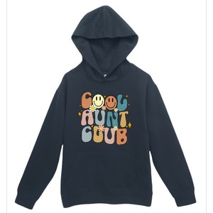 Retro Cool Aunt Club Groovy Colorful Aunties Funny Cute Gift Urban Pullover Hoodie