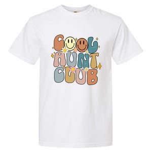 Retro Cool Aunt Club Groovy Colorful Aunties Funny Cute Gift Garment-Dyed Heavyweight T-Shirt