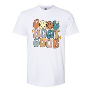 Retro Cool Aunt Club Groovy Colorful Aunties Funny Cute Gift Softstyle CVC T-Shirt