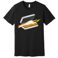 Rubber Chicken And Waffles Comedy Premium T-Shirt