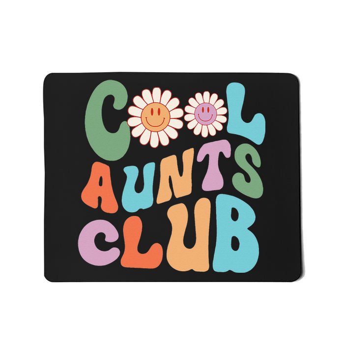 Retro Cool Aunt Club Happy Auntie Mothers Day Mousepad