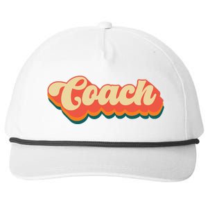 Retro Coach Apparel Coach Snapback Five-Panel Rope Hat