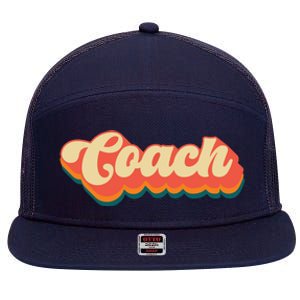 Retro Coach Apparel Coach 7 Panel Mesh Trucker Snapback Hat