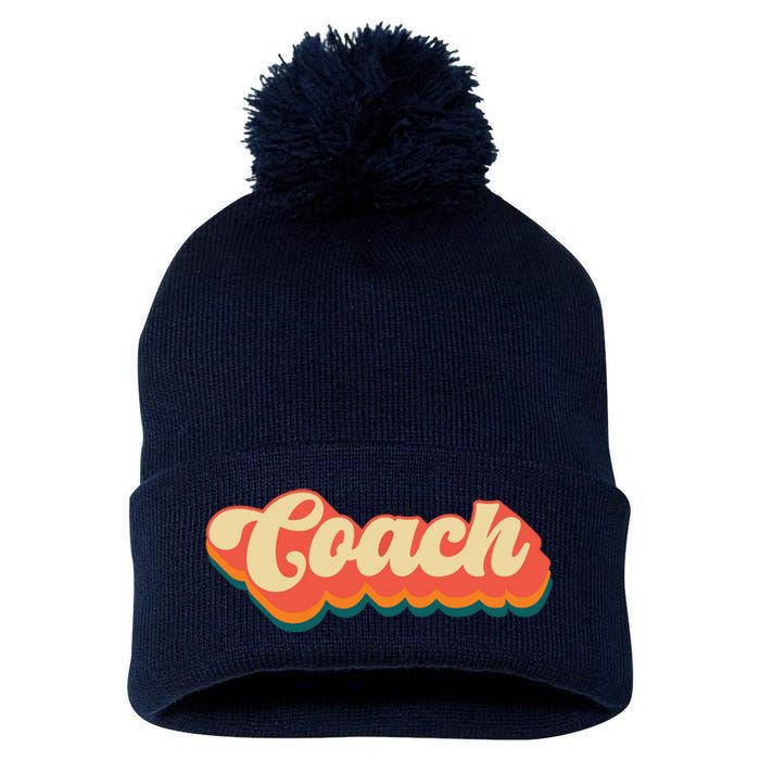 Retro Coach Apparel Coach Pom Pom 12in Knit Beanie