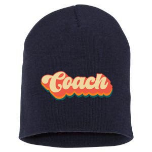 Retro Coach Apparel Coach Short Acrylic Beanie