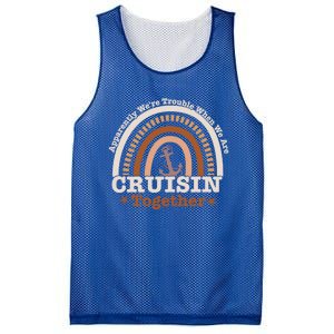 Rainbow Cruise Apparently Were Trouble Cruising Together Gift Mesh Reversible Basketball Jersey Tank