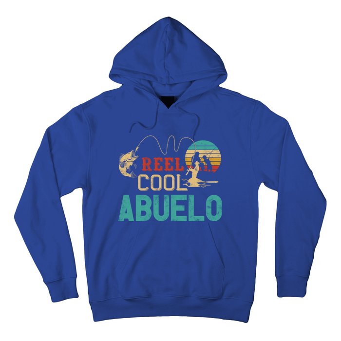 Reel Cool Abuelo Vintage Funny Fishing Rod Funny Gift Buelo Funny Gift Hoodie