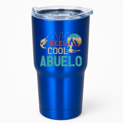 Reel Cool Abuelo Vintage Funny Fishing Rod Funny Gift Buelo Funny Gift Tumbler