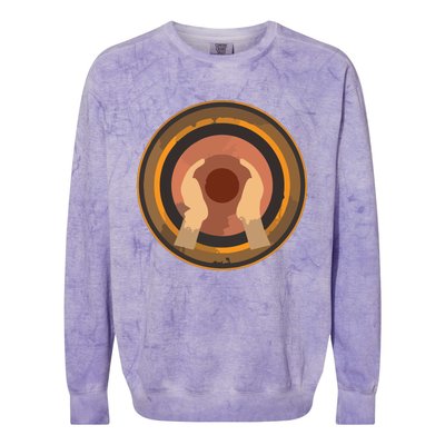 Retro Ceramic Artist Gift Pottery Colorblast Crewneck Sweatshirt