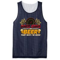 Race Cars And Beer ThatS Why IM Here Racing Drinking Funny Mesh Reversible Basketball Jersey Tank