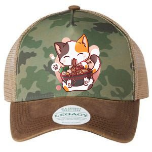 Ramen Cat Anime Kawaii Neko Japanese Legacy Tie Dye Trucker Hat