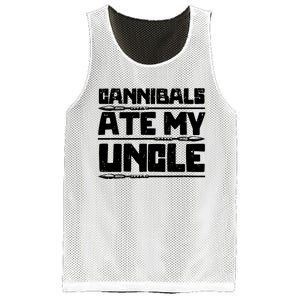 Retro Cannibals Ate My Uncle Joe Biden Satire Trump 2024 Mesh Reversible Basketball Jersey Tank