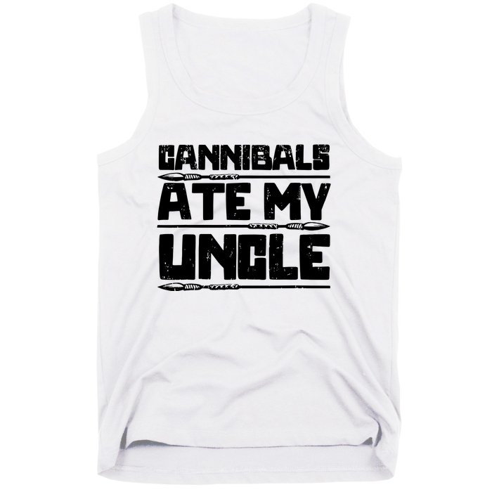 Retro Cannibals Ate My Uncle Joe Biden Satire Trump 2024 Tank Top