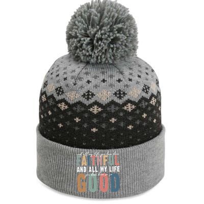 Retro Comfort All My Life You Have Been Faithful The Baniff Cuffed Pom Beanie