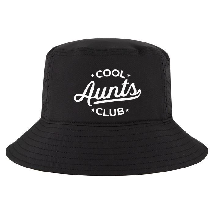 Retro Cool Aunts Club Best Auntie Ever Funny Aunt Pocket Cool Comfort Performance Bucket Hat