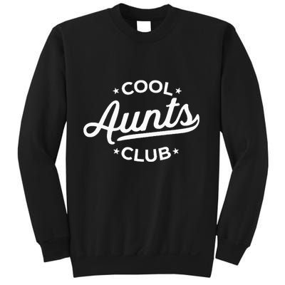 Retro Cool Aunts Club Best Auntie Ever Funny Aunt Pocket Sweatshirt