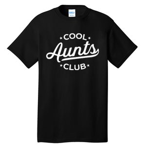 Retro Cool Aunts Club Best Auntie Ever Funny Aunt Pocket Tall T-Shirt