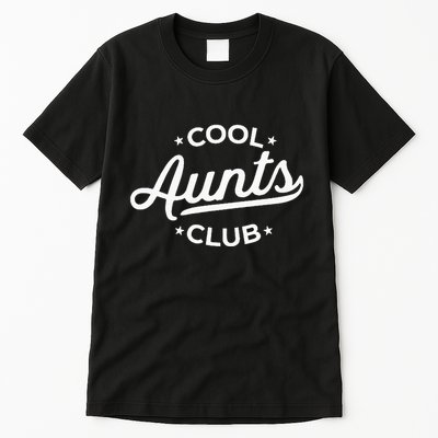 Retro Cool Aunts Club Best Auntie Ever Funny Aunt Pocket Tall T-Shirt