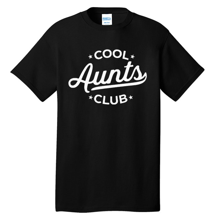 Retro Cool Aunts Club Best Auntie Ever Funny Aunt Pocket Tall T-Shirt