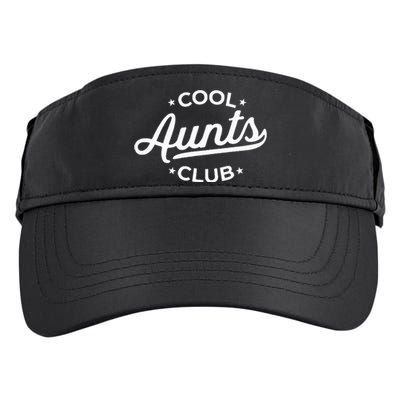 Retro Cool Aunts Club Best Auntie Ever Funny Aunt Pocket Adult Drive Performance Visor