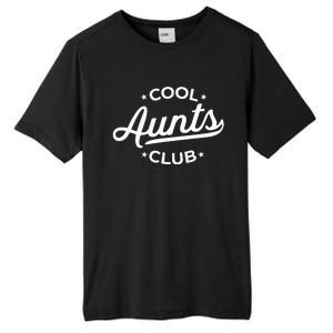 Retro Cool Aunts Club Best Auntie Ever Funny Aunt Pocket Tall Fusion ChromaSoft Performance T-Shirt