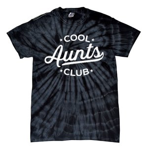 Retro Cool Aunts Club Best Auntie Ever Funny Aunt Pocket Tie-Dye T-Shirt