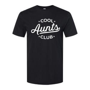 Retro Cool Aunts Club Best Auntie Ever Funny Aunt Pocket Softstyle CVC T-Shirt