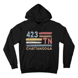 Retro Chattanooga Area Code 423 Residents State Tennessee Tall Hoodie