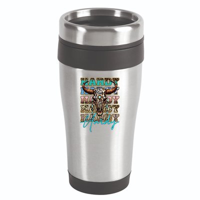 Retro Colorful Animal Name Cute Apparel Personalized 16oz Travel Tumbler