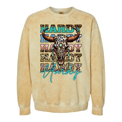 Retro Colorful Animal Name Cute Apparel Personalized Colorblast Crewneck Sweatshirt