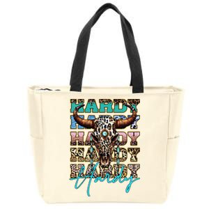 Retro Colorful Animal Name Cute Apparel Personalized Zip Tote Bag