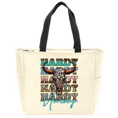 Retro Colorful Animal Name Cute Apparel Personalized Zip Tote Bag