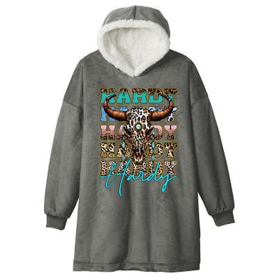 Retro Colorful Animal Name Cute Apparel Personalized Hooded Wearable Blanket