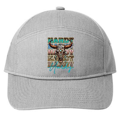 Retro Colorful Animal Name Cute Apparel Personalized 7-Panel Snapback Hat