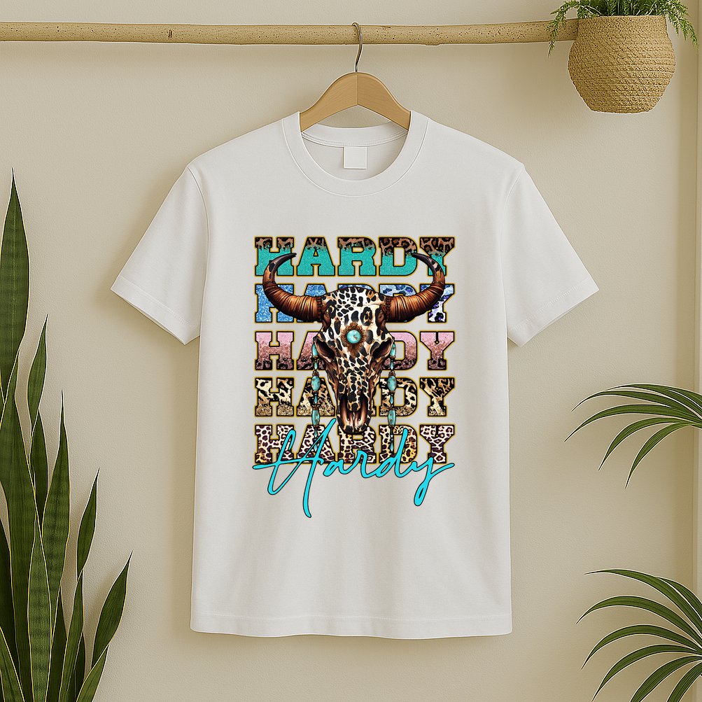 Retro Colorful Animal Name Cute Apparel Personalized T-Shirt