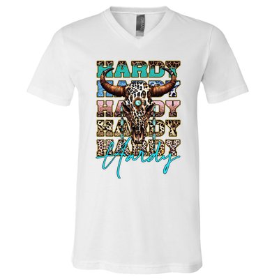 Retro Colorful Animal Name Cute Apparel Personalized V-Neck T-Shirt