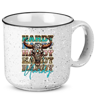 Retro Colorful Animal Name Cute Apparel Personalized 15oz Campfire Ceramic Mug