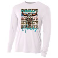 Retro Colorful Animal Name Cute Apparel Personalized Cooling Performance Long Sleeve Crew