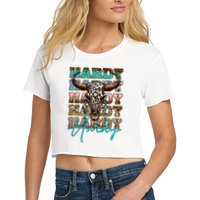 Retro Colorful Animal Name Cute Apparel Personalized Crop Top